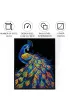 Diamond Dotz Haft diamentowy - Adults Flocked Neon Peacock 35.5x45.7cm