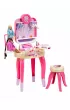Toaletka Barbie z lamp� do paznokci hybrydowych Klein Trefl