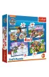 Puzzle 4w1 - Psie sprawy (35+48+54+70 el.) Trefl