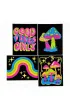 Diamond Dotz Haft diamentowy - Adults Flocked Neon Good Vibes 4pack