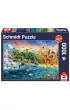 Puzzle 1000 el. Kr�lestwo zwierz�t Schmidt