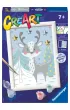 Malowanie po numerach CreArt - Zimowy jelonek Ravensburger