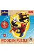 Puzzle drewniane 50 el. SpiderMan gotowy w akcji Trefl