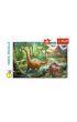 Puzzle 60 el. W�dr�wka dinozaur�w Trefl