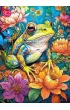 Puzzle 1000 el. Flower Power Frog CherryPazzi