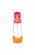 b.box Butelka na wod� tritanowa ze s�omk� Strawberry Shake 600 ml