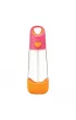 b.box Butelka na wod� tritanowa ze s�omk� Strawberry Shake 600 ml