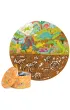 Puzzle okr�g�e 150 el. Dinozaury Boppi