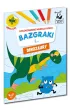 Bazgraki i... dinozaury. Kolorowanie wed�ug kodu. Kapitan Nauka