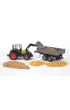 Traktor Claas Nectis 267F z �adowark� i przyczep� Bruder
