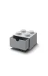 Szufladka na biurko klocek LEGO Brick 4 Szara