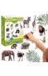 Maksik Zwierz�ta w zoo - zestaw magnes�w