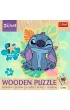Puzzle drewniane 50 el. Weso�y Stitch Trefl