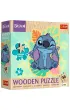 Puzzle drewniane 50 el. Weso�y Stitch Trefl