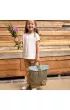 Lassig Plecak mini rolltop Nature oliwkowy