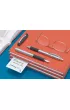 Faber-Castell Zestaw prezentowy basic metal piro+dugopis+etui skrzane