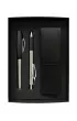 Faber-Castell Zestaw prezentowy basic metal piro+dugopis+etui skrzane