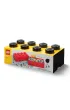 Pojemnik klocek LEGO Brick 8 Czarny