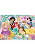 Puzzle 200 el. Radosny �wiat ksi�niczek Trefl