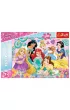 Puzzle 200 el. Radosny �wiat ksi�niczek Trefl