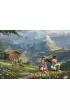 Puzzle 1000 el. Premium Quality. Myszka Miki&Minnie w Alpach Schmidt