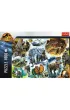 Puzzle 1000 el. Na tropie dinozaur�w Trefl