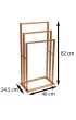 Bathroom Solutions Bambusowy stojak na r�czniki br�zowy