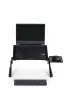 Modernhome Podstawka stolik stojak pod laptop aluminiowy sk�adany z regulacj� 2 blaty