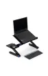 Modernhome Podstawka stolik stojak pod laptop aluminiowy sk�adany z regulacj� 2 blaty