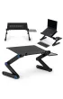 Modernhome Podstawka stolik stojak pod laptop aluminiowy sk�adany z regulacj� 2 blaty