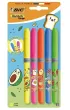 Zakre�lacz 5 kolor�w Kawai neon grip BIC 528643