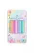 Faber-Castell Kredki o��wkowe Sparkle Pastel w metalowym opakowaniu 12 szt.