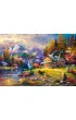 Puzzle 1500 el. G�rskie schronisko Castorland