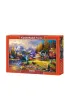 Puzzle 1500 el. G�rskie schronisko Castorland
