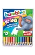 St. Majewski Kredki w oprawie drewnianej Bambino 12 szt.
