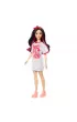 Barbie Fashionistas. Lalka Sukienka kropki HRH12 Mattel
