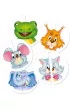 Puzzle Uk�adanka edukacyjna Po��wki i g��wki Kukuryku