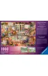 Puzzle 1000 el. Kot w kwiaciarni Ravensburger