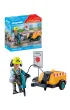 Playmobil Action Heroes Pracownik budowlany z m�otem pneumatycznym 71752