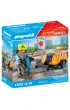 Playmobil Action Heroes Pracownik budowlany z m�otem pneumatycznym 71752