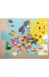 Puzzle Mapa Europy z elementami w kszta�cie pa�stw 5+ Mudpuppy
