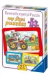 Puzzle 3x6 el. Traktor, koparka i ci�ar�wka Ravensburger