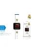 Zegarek LED z kalendarzem Real Madryt RM00016