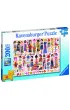 Puzzle dla dzieci 200 el. Przyjaciele i kwiaty Ravensburger