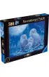 Puzzle 500 el. �wiec�ce w ciemno�ci - Sowy Ravensburger