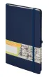 Antra Notes  A5 Romantyzm granatowy kratka 160 kartek