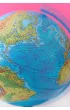 Globus z map� fizyczn� i aplikacj� 21 cm