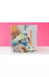 Globus z map� fizyczn� i aplikacj� 21 cm