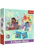 Puzzle + Memos 2w1 (24+30+48 el.) Weso�y dzie� Lilo&Stitch Trefl