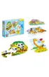 Puzzle 4w1. Dzikie zwierz�ta Multigra